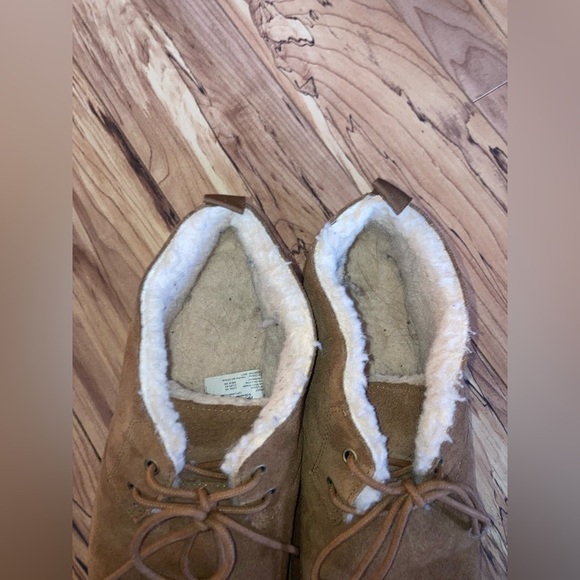 Pawz by bear paw mens Gavin chukka boots slippers tan size 10 - Picture 3 of 14